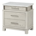 thumbnail image 3 of Furniture of America Sagnet Adult Transitional 3-Drawer Nightstand, Weathered Gray, 3 of 10