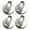 Size:6mm, variant on 4Pcs Gas Stove Cooker Control Knob Adaptors Oven Rotary Switches Burners Control Knob Replacement Universal Control Knob