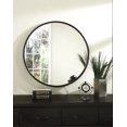 thumbnail image 6 of Martin Svensson Home 30" Oil Rubbed Bronze Framed Round Wall Mirror, 6 of 6
