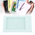 thumbnail image 1 of 3 Inch Photo Frame, Mint Green Wear Resistance Vertical Card Frame  For Office Dormitory, 1 of 8