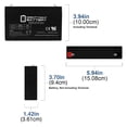 thumbnail image 2 of Batterie de Remplacement 6V 7Ah pour Datasafe NPX-35-6 NPX35-6, 2 of 6
