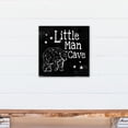 thumbnail image 4 of Creative Products Little Man Cave Bear 16x16 Canvas Wall Art, 4 of 5