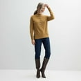thumbnail image 4 of Women's Croft & Barrow Mockneck Pullover Sweater, 4 of 5