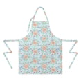 thumbnail image 2 of Pioneer Flower Floral Print Pattern Apron for Women and Men, Cotton Linen Waterproof with Pockets, Adjustable, 33x27 Inch for Kitchen, Gardening, BBQ, Salon, 2 of 6