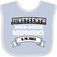 thumbnail image 3 of Inktastic African American Independence Juneteenth Boys or Girls Baby Bib, 3 of 4