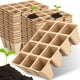 thumbnail image 1 of Xiao Hua 20 macetas para germinación de semillas, bandejas para plantas de semillero, de 16,5 x 12,7 x 4,5 cm, para verduras y hierbas., 1 of 5