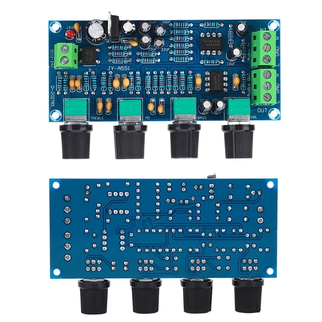 Placa amplificadora de potencia Jadeshay Placa de control de tonos JY-A551 Voltaje de entrada CC 12-24V CA 8-19V