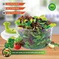 thumbnail image 6 of Brentwood 5 Quart Salad Spinner with Serving Bowl in Green, 6 of 7