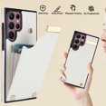 thumbnail image 5 of Wallet Case for Samsung Galaxy S22 Ultra, Vintage Premium PU Leather Ultra Slim Case with Card Holder, Protective Anti-drop Magnetic Clasp Phone Case for Samsung Galaxy S22 Ultra, White, 5 of 7