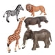 thumbnail image 1 of Modelo de animales , juego de figuras de animales, juego de animales de la selva para suministros de fiesta, decoración de escritorio para, 1 of 8