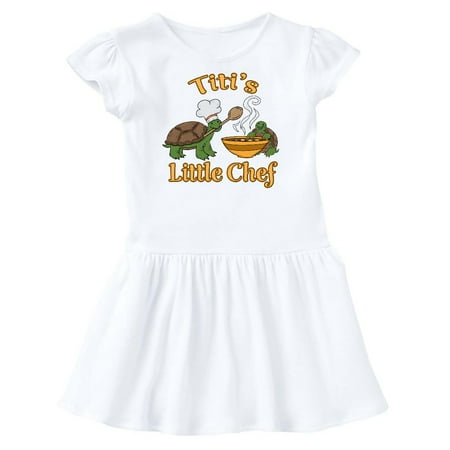 

Inktastic Titi s Little Chef with Cute Turtles Gift Toddler Girl Dress