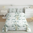 thumbnail image 3 of Manfei Plant Botanical Bedding Comforter Set, Grey Green Leaf Twin Comforter Sets, Teens Kids Adult Men Women Reversible Bedding Set, Luxury Bedroom Decor, 2-Piece, 3 of 9