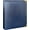 Blue, variant on 1 Inch D-Ring 3 Ring Binder, Faux Leather, Coffee | Faux leather inside and out; fits 8.5 x 11 paper, sheet protectors, dividers, recipes, , and files.
