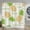 Green Yellow, variant on Cute Watermelon Shower Curtain Red Fruits Shower Curtains Set for Kids Adult Cartoon Watermelon Slice Dormitory Bathroom Decorations Waterproof Curtain for Bathroom with Hooks 36x72 Inches