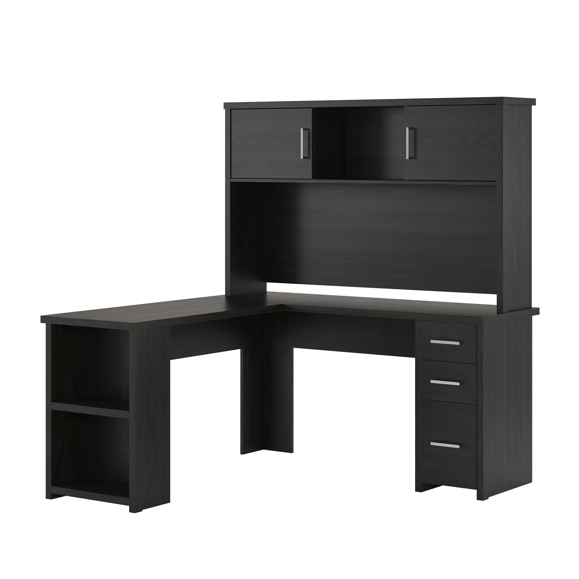 Ameriwood Home Eastway L Shaped Desk With Hutch Multiple Colors