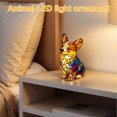 thumbnail image 2 of HzyK Corgi Lamp, 2025 New Lamps for Night Stands, Stained Resin Dog Funny Lamp Chihuahua Lamps Dog Series Art Night Light Warm Ambient Glow Gifts for Dogs Lovers, 2 of 8