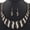 Black, variant on SmartBy Rhinestone Inlaid Chain Necklace Hook Earrings Bridal Wedding Party Jewelry Set