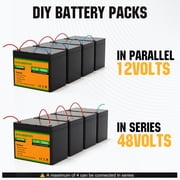 Universal Power Group 12V 100Ah Solar Wind AGM SLA Deep Cycle VRLA Battery 12V 24V 48V