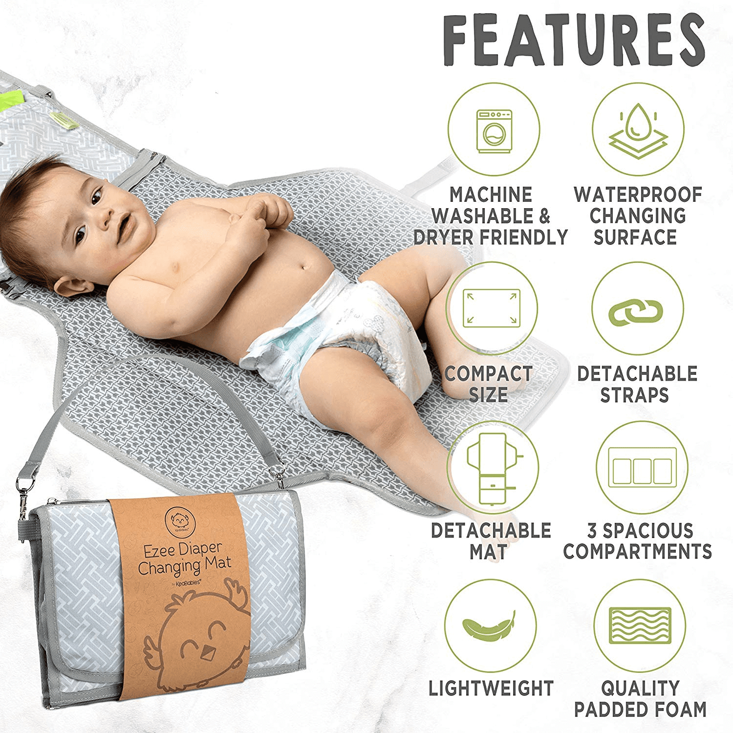 waterproof diaper changing pad