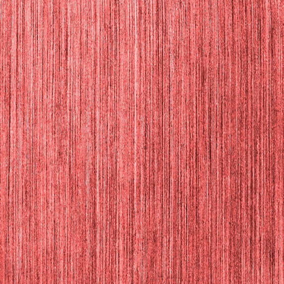 Ahgly Company Indoor Square Abstract Red Contemporary Area Rugs, 7' Square