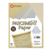 Hygloss Products Craft Parchment Paper Sheets - Printer Friendly,8-1/2 x 11 Inches, Natural, 30 Pack