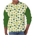 thumbnail image 1 of Hombres Casual Día de San Patricio Cuello redondo 3D Impresión digital Jersey Deportes Manga larga Sudadera Tops Pompotops  oipoqjl19122, 1 of 3