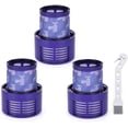 thumbnail image 1 of Kit de repuesto V10 para Dyson V10 Cyclone, V10 Absolute, V10 Animal, V10 Total Clean, SV12 Series, 3 filtros de repuesto Ormromra WLJ-2461, 1 of 5