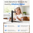thumbnail image 5 of Waterdrop X12-Alkaline Mineral pH+ Tankless Reverse Osmosis System, NSF/ANSI 42&58&372 Certified, 1200 GPD RO Water Filter System, 11-Stage Filtration, 3:1 Pure to Drain, UnderSink, Black Faucet, 5 of 9