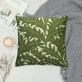 thumbnail image 2 of COMIO  Leaf Green Throw Pillow Covers, Plant Pillows Decorative Throw Pillows for Bed Couch Sofa Bedroom, 2 of 5