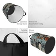 thumbnail image 2 of Picia Vintage Art Butterfly Flower Large Laundry Basket, Waterproof, Freestanding Laundry Hamper, Collapsible Tall Clothes Hamper with Extended Handles-Medium, 2 of 8