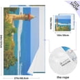 thumbnail image 3 of GZHJMY Seaside Lighthouse Bath Towel Set, Pure Cotton Washcloth Lightweight and Highly Absorbent Quick Drying Towels for Bathroom（163）, 3 of 7