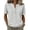 Light Gray, variant on Cotton Linen Short Sleeve T Shirt for Women Button Down V Neck Henley Shirts Solid Color Loose Fit Tunic Tops Lightweight Breathable Housewear Blouse, Light Purple S