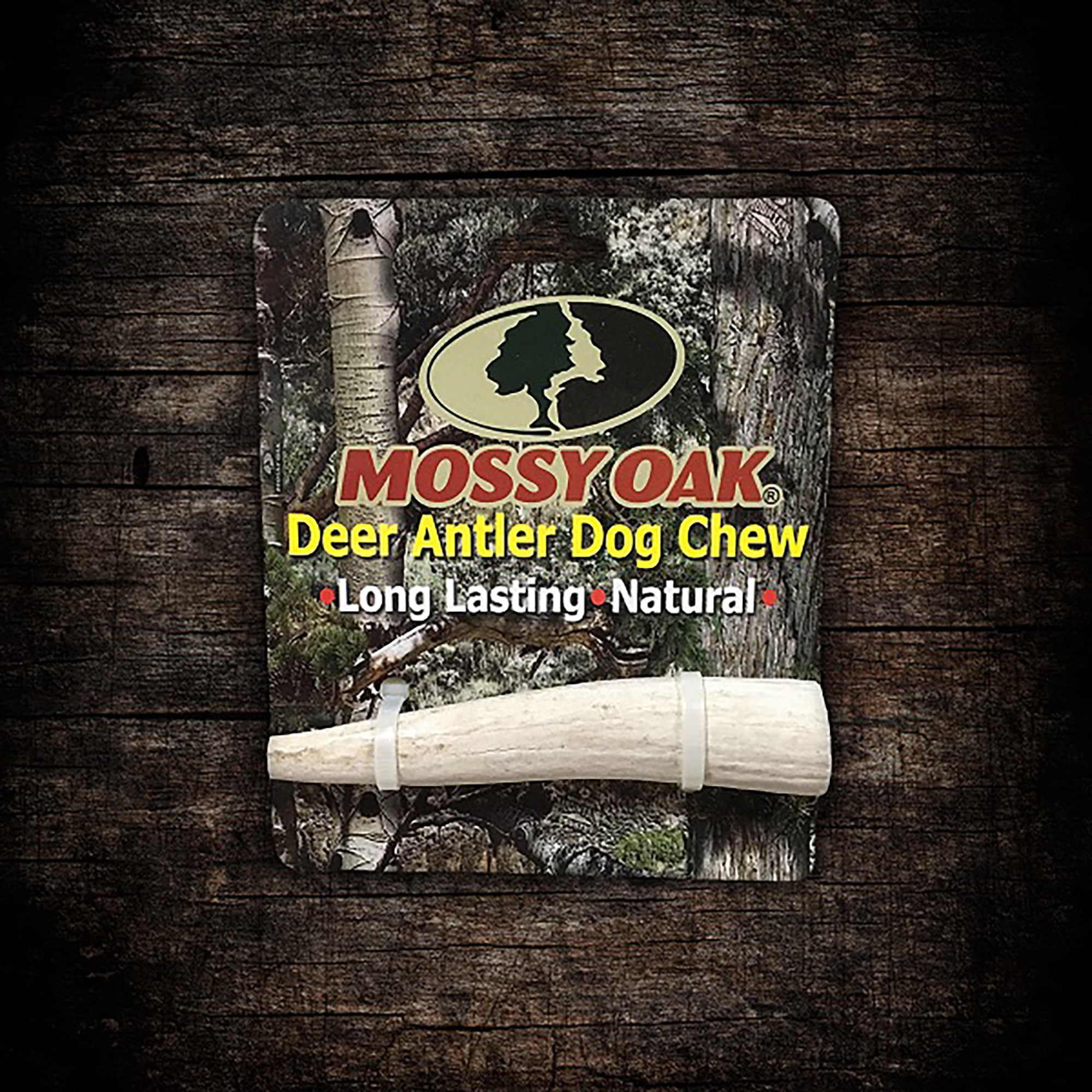 Mossy Oak: Deer Antler - Small - Dog Chew, Whole Piece, Naturally Shed, Long-Lasting Pet Treat, Preservative Free, Dental Health, Aggressive Chewers