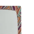 thumbnail image 2 of Ambesonne Tribal Fitted Sheet, Diagonal Ethno Pattern, Full Size, Purple and Teal, 2 of 2