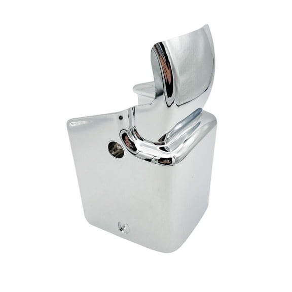 Chrome Plastic Mid-Steering Inner Cover. Peterbilt 389 08-23, 388 08-14, 386/384