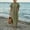 *Army Green, variant on ClodeEU Women's Crew Neck Short Sleeve Maxi Dress with Pockets,Casual Loose Summer Vacation Dress Army Green,Women's Plus L