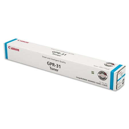 Canon 2794B003AA (GPR-31) Toner  Cyan GPR-31 toner is designed for use with Canon imageRunner Advance C5030 and C5035. Using this cartridge optimizes productivity and minimizes downtime. It is reliable and dependable. Cartridge is easy to install and yields approximately 27 000 pages. Canon GPR-31 Original Toner Cartridge  1 Each (Quantity)