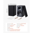 thumbnail image 6 of KFFKFF Passive Bookshelf Speaker, 300W, Stereo Speakers with 5.25-Inch Woofer and 1-Inch Tweeter, Removable Grille, 65Hz-20KHz Frequency Range, Wooden Cabinet, Ideal for Home Audio (1 Pair), 6 of 8