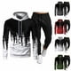 thumbnail image 2 of Conjunto deportivo con capucha y pantalón para hombre, color verde, 2 of 3