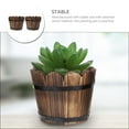 thumbnail image 3 of Petit Pot de Fleurs en Bois pour Jardin, 3 of 9