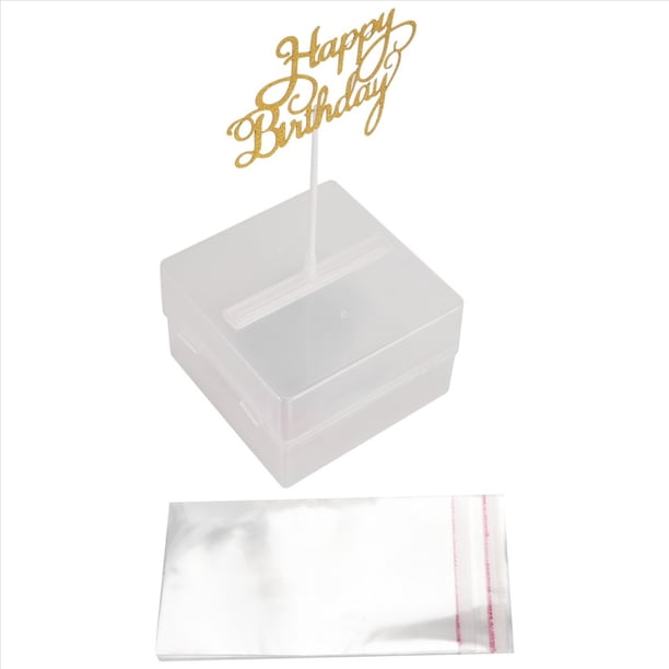 Juego de Hucha para Tartas, Molde para Hacer Tartas con Dinero, Hucha para Cajero AutomáTico con DecoracióN para Tarta de Feliz CumpleañOs con Purpurina Dorada