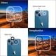 thumbnail image 4 of 【3 Pack】 Tempered Glass Camera Lens Protector for iPhone 13 6.1" & iPhone 13 Mini 5.4", Ultra HD, 9H Hardness, Anti-Scratch, Case Friendly, Easy to Install [No Affect on Night Shots], 4 of 5