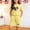 Yellow, variant on Amidoa Girls 2 Piece Outfits Summer Clothes Short Sleeve Cotton Floral Print T-Shirt and Shorts Casual Kids Clothing Sets Red Size 5T