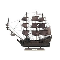 Flying Dutchman 20" - Wood Pirate Ship Model - Pirates Of The Caribbean Model Boat - Flying Dutchman Toy Ship - Pirate Boat Model - Already Built -