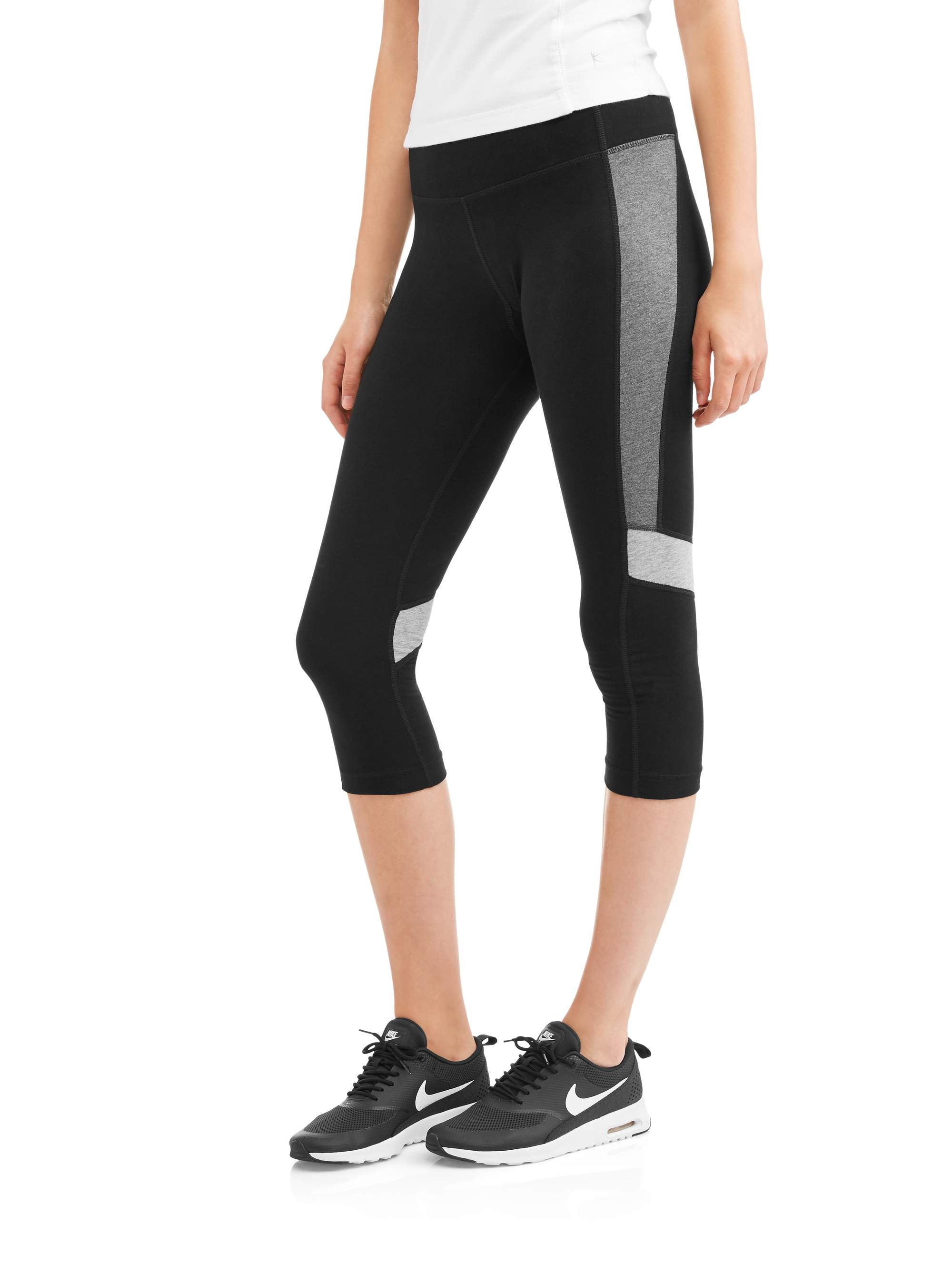 Athletic Works Women's Active Colorblock Capri Legging
