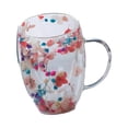 thumbnail image 1 of Double Walled Glass Coffee Cups 300ml Borosilicate Glass Cappuccino Mugs Tea Mug Style C, 1 of 9
