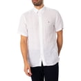 thumbnail image 2 of Tommy Hilfiger Pigment Syed Linen Short Sleeved Shirt, White, 2 of 6