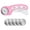 Pink(5 Blades), variant on DEKEones Ergonomic 45mm Rotary Cutter with Safety Lock Pink for Fabric & Craft