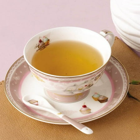 

Dechoicelife Porcelain Afternoon Tea Cup and Saucer Set Drinkware Coffee Mug Ceramic