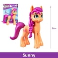 thumbnail image 2 of My Little Pony Anime Figuras de acción Juguetes para niños, Hasbro Original, Sunny Ship Chia, Pipp Izzy, Zipp, Hitch, MLP, Regalo de cumpleaños para niña, Nuevo zhangyuxiang LED, 2 of 2